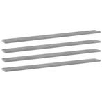 vidaXL Wandschappen 4 st 100x10x1,5 cm bewerkt hout, Huis en Inrichting, Woonaccessoires | Wandplanken en Boekenplanken, Verzenden