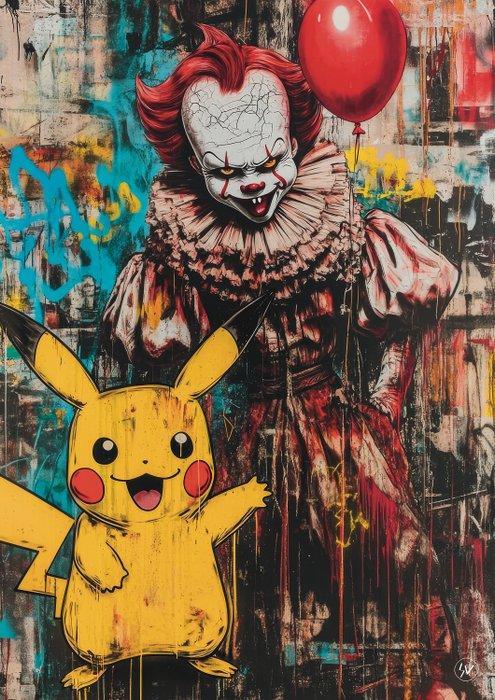 Electric Fear: Pikachu Faces Pennywise Pokémon Limite, Games en Spelcomputers, Spelcomputers | Overige Accessoires