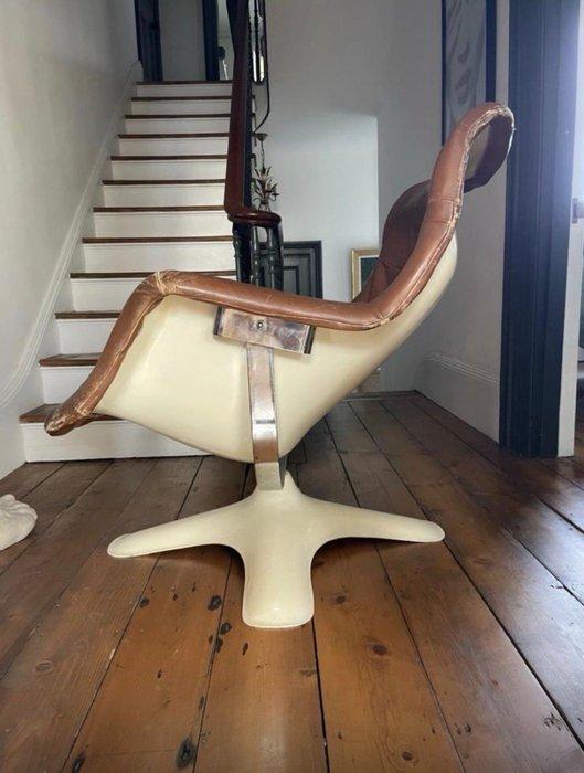 Haimi - Yrjö Kukkapuro - Stoel - Glasvezel, Leder - Zeer, Antiek en Kunst, Curiosa en Brocante