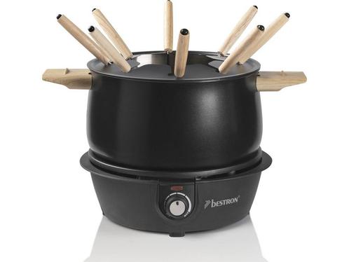 Bestron elektrische Fonduepan met 8 fonduevorken,, Elektronische apparatuur, Gourmetstellen, Zo goed als nieuw, Verzenden
