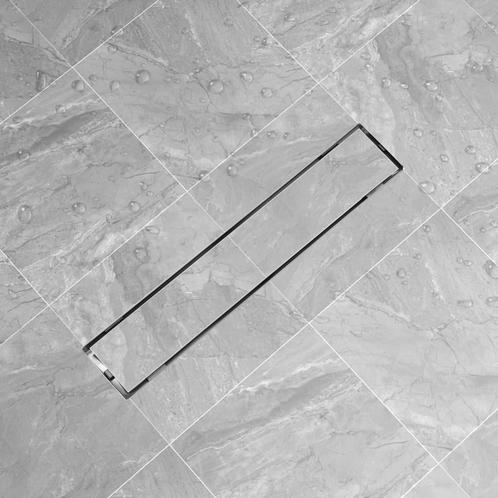 vidaXL Doucheputje rechthoekig 630x140 mm roestvrij staal, Doe-het-zelf en Bouw, Sanitair, Nieuw, Verzenden