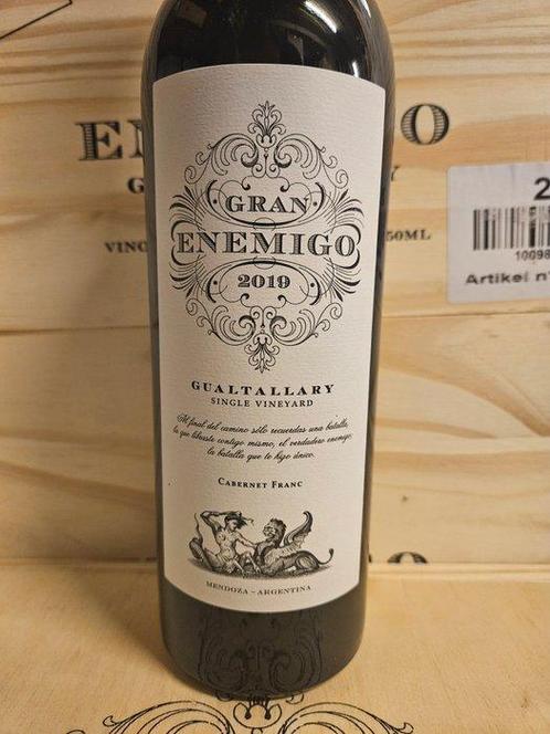 2019 Gran Enemigo Gualtallary Single Vineyard Cabernet Franc, Verzamelen, Wijnen