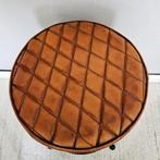 Tabouret - Siège tournant à réglage en hauteur - Cuir, Métal
