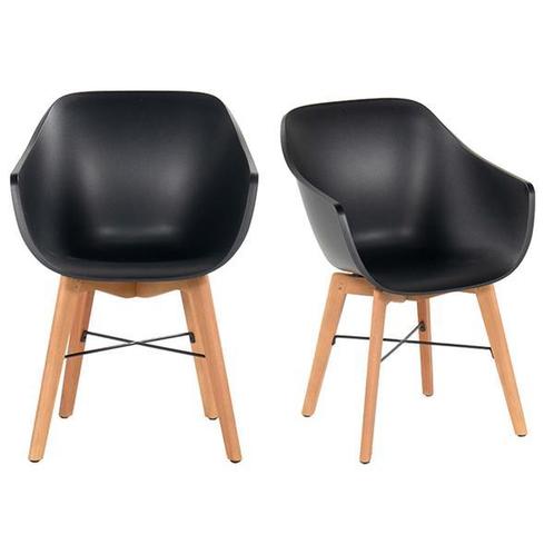 Tweedekans | Hartman Kuipstoel Iris - Set van 2 - Matzwart /, Tuin en Terras, Tuinsets en Loungesets, Ophalen of Verzenden