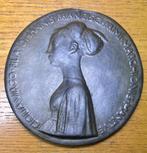 Italië. Bronzen medaille 1447 (postuum gegoten) Mantua, Postzegels en Munten
