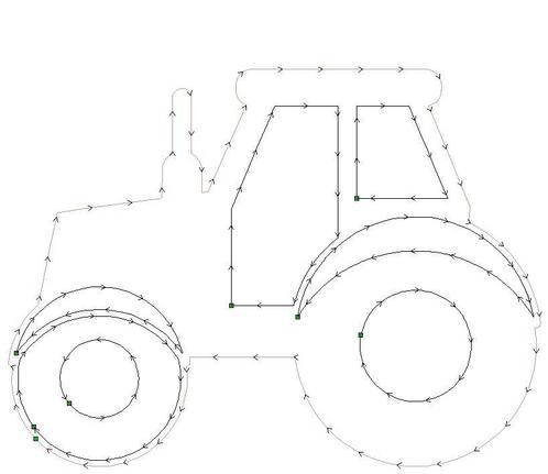 Tractor, trekker steekschuimvorm maatwerk oase voor verse, Huis en Inrichting, Woonaccessoires | Kunstplanten en Kunstbloemen
