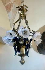 Lustre - bronze au mercure - vénus et roses de France