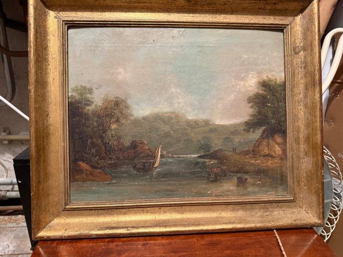 Engelse School (XIX) Circle George Morland (1763-1804),, Antiquités & Art, Art | Peinture | Classique