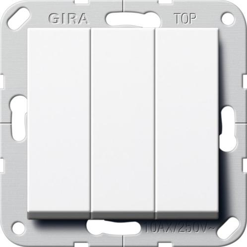 Bouton-poussoir Gira System 55 - 284403, Doe-het-zelf en Bouw, Elektriciteit en Kabels, Verzenden
