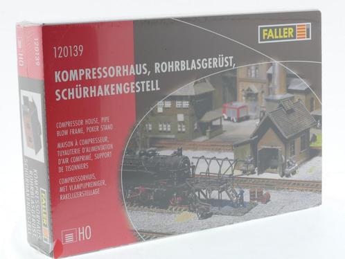 Schaal H0 Faller 120139 Compressorhuis Met Vlampijpeinige..., Hobby en Vrije tijd, Modeltreinen | H0, Brug, Tunnel of Gebouw, Gebruikt