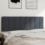 vidaXL Coussin de tête de lit gris foncé 160 cm velours, Maison & Meubles, Neuf, Verzenden