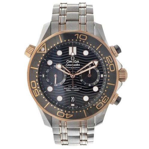 Omega - Seamaster Diver 300 M Chronometer Chronograph Master, Handtassen en Accessoires, Horloges | Heren