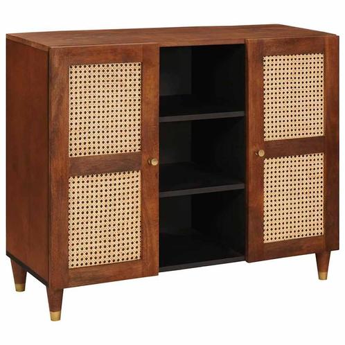 vidaXL Mediaopslagmeubels en rekken Bruin 90 x 33.5 x 75 cm, Huis en Inrichting, Kasten | Dressoirs, Nieuw, Verzenden