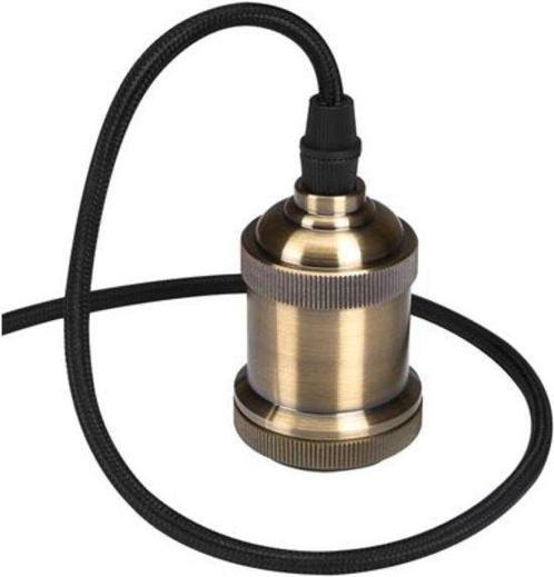 Tweedekans | Vellight, Retro hanglamp met textielkabel, 104, Huis en Inrichting, Lampen | Hanglampen, Ophalen of Verzenden
