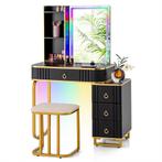 Tweedekans | Coast Make-Up Tafel met Spiegel en, Huis en Inrichting, Ophalen of Verzenden, Nieuw