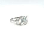 Ring - 14 karaat Witgoud - 5.06ct. tw. Diamant (Lab-grown)