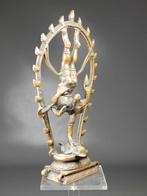 Beeldhouwwerk, Shiva - 18,3 cm - Koper - India - halverwege