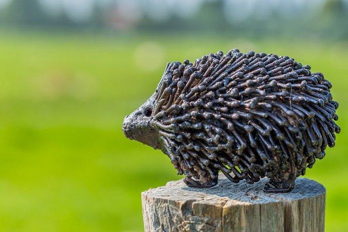 Decoratief ornament - Egel - Zimbabwe, Antiek en Kunst, Curiosa en Brocante