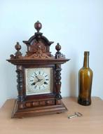 Pendule de cheminée - Junghans - Bois, Laiton - 1890-1900, Antiek en Kunst, Antiek | Klokken