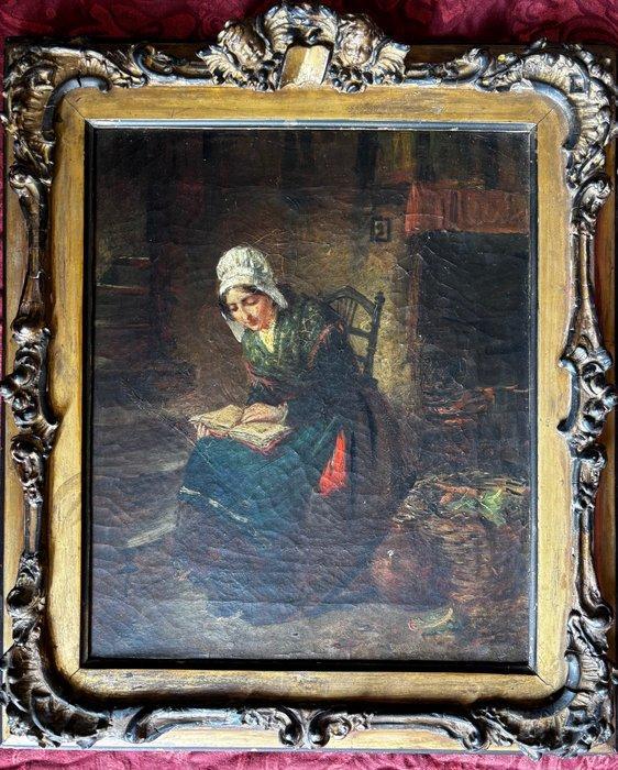 Europese school (XIX) - Scena di genere, Antiquités & Art, Art | Peinture | Classique