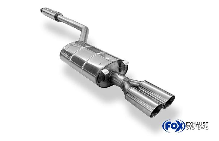 FOX Porsche 944 half systeem bestaande uit eind- en voordemp, Auto-onderdelen, Uitlaatsystemen, Nieuw, Verzenden