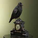 Raaf Taxidermie volledige montage - Corvus corax - 64 cm -, Verzamelen, Nieuw