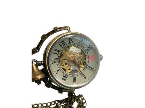 Veiling - Steampunk Ronde Zakhorloge, Handtassen en Accessoires, Horloges | Heren