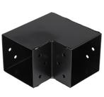 Starx paalverbinder type-L 90x90 mm zwart, Doe-het-zelf en Bouw, Nieuw