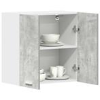 vidaXL Keukenwandkast 60x31x60 cm spaanplaat betongrijs, Huis en Inrichting, Kasten | Overige, Verzenden, Nieuw