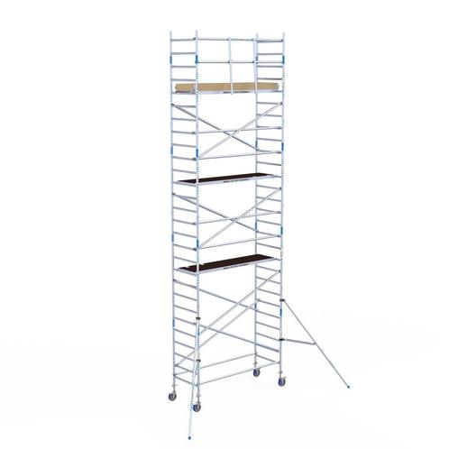 ALX rolsteiger 90 x 9,2m WH met voorloopleuning, Doe-het-zelf en Bouw, Steigers, Rolsteiger of Kamersteiger, Nieuw, 5 meter of hoger