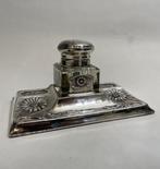 encrier et porte plume art nouveau - Inktpot - Verzilverd