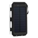 Solar Charger 20.000mAh met Zaklamp - Externe Powerbank, Nieuw, Stuff Certified®, Verzenden