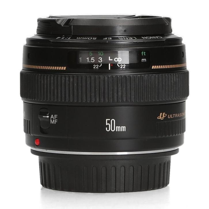 Canon EF 50mm F1.4 USM, Audio, Tv en Foto, Foto | Lenzen en Objectieven, Ophalen of Verzenden