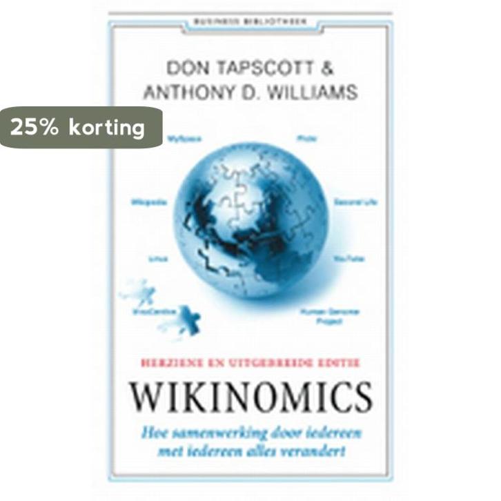 Wikinomics / Business bibliotheek 9789047002055, Boeken, Economie, Management en Marketing, Gelezen, Verzenden