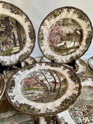 Johnson Bros. - Eetservies (18) - THE FRIENDLY VILLAGE,, Antiek en Kunst