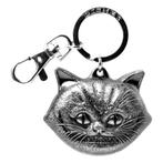 Alice in Wonderland Cheshire Cat Metalen Sleutelhanger, Verzamelen, Ophalen of Verzenden, Nieuw