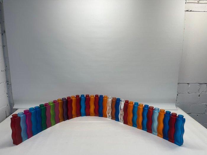 IKEA - Sigga Heimis - Vaas (35) - grap - Glas - Vintage, Antiek en Kunst, Antiek | Meubels | Stoelen en Sofa's