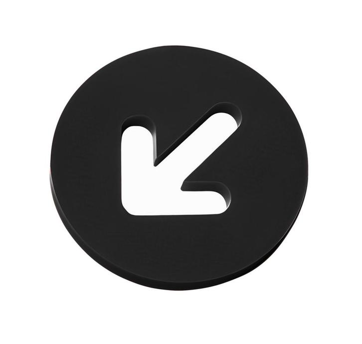 Kunststof pijl (8x80 mm, zwart, pmma, zelfklevend), Bricolage & Construction, Outillage | Autres Machines, Envoi