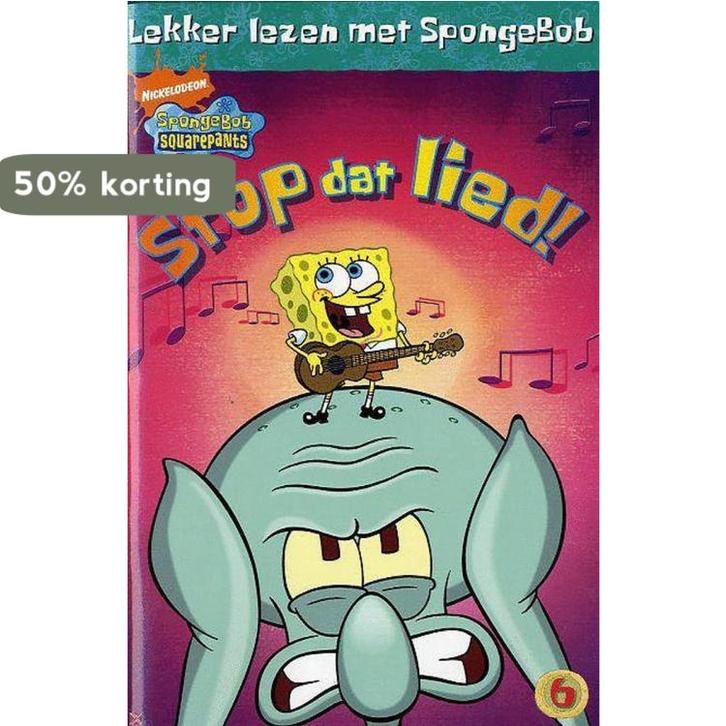 SPONGEBOB LEKKER LEZEN 6 STOP DAT LIED! 9789047800101, Boeken, Kinderboeken | Jeugd | 13 jaar en ouder, Gelezen, Verzenden