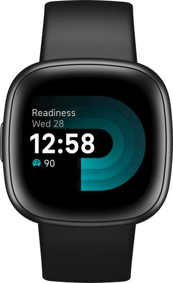 Fitbit Versa 4 Zwart/antraciet slimme horloges beschikbaar voor biedingen