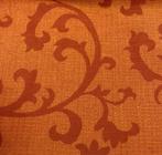 Prachtige stof met gestileerde bloemvoluten en klassieke