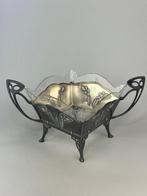 WMF - Centre de table - Verre, Métal argenté - Art nouveau, Antiek en Kunst