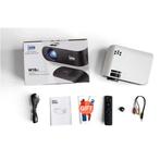 W18 Mini LED Projector - Mini Beamer Home Media Speler, TV, Hi-fi & Vidéo, Verzenden