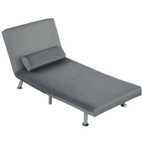 TRUUSK Slaapstoel met Bedfunctie - Fluweel Look - Verstelbar, Huis en Inrichting, Fauteuils, Verzenden