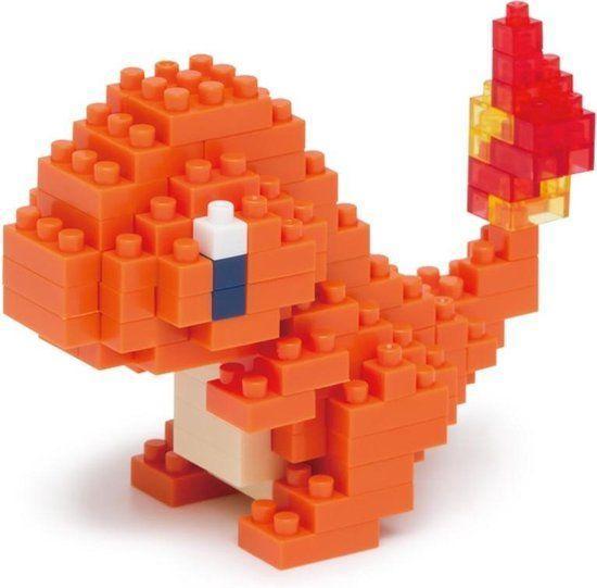 Kawada Nanoblock Pokémon Building Set-NBPM_002 Charmander, Verzamelen, Poppetjes en Figuurtjes, Ophalen of Verzenden
