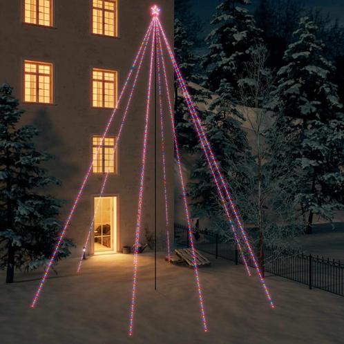 vidaXL LED-kerstboom Binnen Buiten 1300 LEDs kleurrijk 8 m, Diversen, Kerst, Nieuw, Verzenden