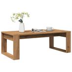 vidaXL Salontafel 102x50x35 cm bewerkt hout artisanaal, Huis en Inrichting, Tafels | Salontafels, Verzenden, Nieuw