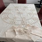 Tovaglia rotondo in puro lino con 8 tovaglioli - Tafelkleed