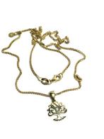 Collier avec pendentif - 18 carats Or jaune, Bijoux, Sacs & Beauté