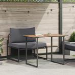 vidaXL 2-delige tuinset met enkele zetel en anthraciet, Tuin en Terras, Verzenden, Nieuw, Tuinset